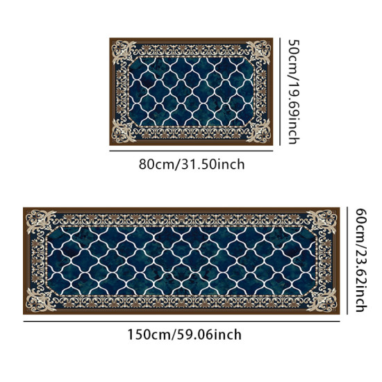Σετ 2τμχ πατάκια αντιολισθητικά (150x60cm & 80x50cm) CRY50-04
