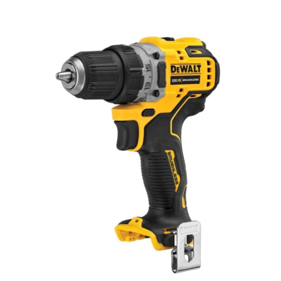 DeWalt DCD701N – Δραπανοκατσάβιδο Μπαταρίας Brushless 12V με Γάντζο ζώνης (Χωρίς Μπαταρία + Φορτιστή)