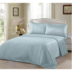 Βεραμαν Σετ Σεντόνια zara-home Υπέρδιπλα Βαμβακοσατέν  4τμχ 300tc 220x240 
