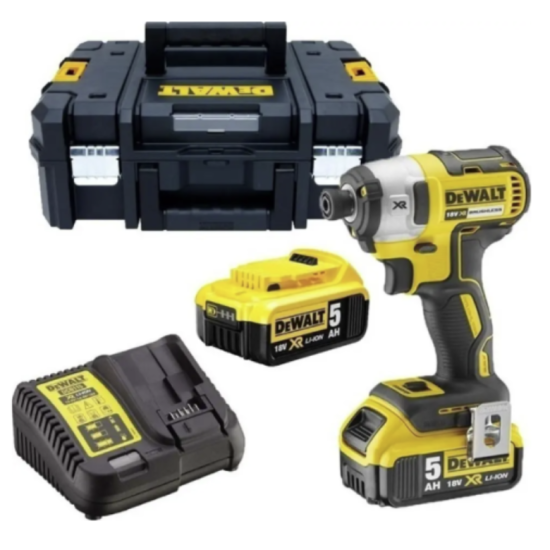 Dewalt DCF887 Παλμικό κατσαβίδι 24v με 2 μπαταρίες 5ah