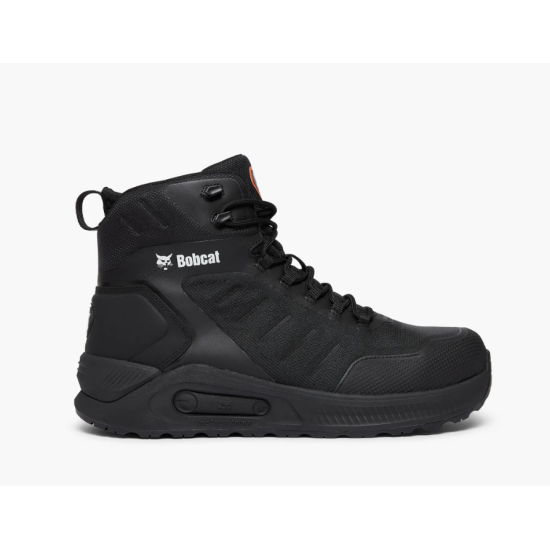 2 ZEYGARIA Bobcat Toledo Black Fuel and Oil-Resistant Composite Toe Cap Safety Boots (S3S SR FO)
