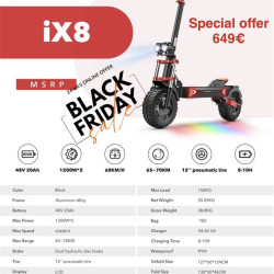 ΗΛΕΚΤΡΙΚΟ ΠΑΤΙΝΙ ix8- 1 ΧΡΟΝΟ ΕΓΓΥΗΣΗ 