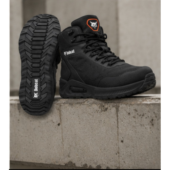 2 ZEYGARIA Bobcat Toledo Black Fuel and Oil-Resistant Composite Toe Cap Safety Boots (S3S SR FO)