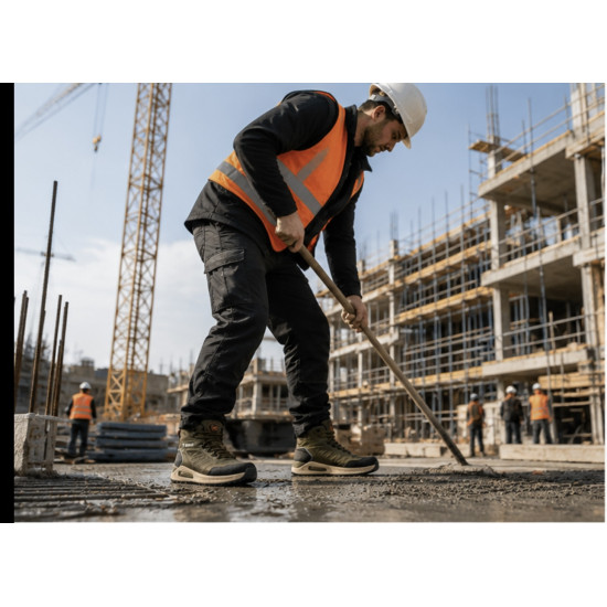 Bobcat Toledo Olive Green Fuel and Oil-Resistant Composite Toe Cap Safety Boots (S3S SR FO)