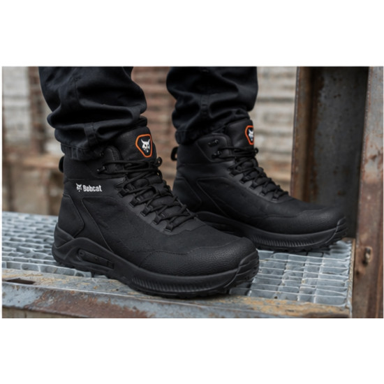 2 ZEYGARIA Bobcat Toledo Black Fuel and Oil-Resistant Composite Toe Cap Safety Boots (S3S SR FO)