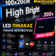 Επιγραφή Κυλιόμενη Πινακίδα LED λευκό με WiFi 100x20cm